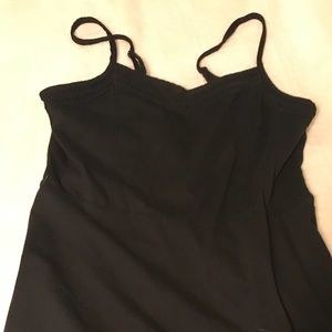 Black spaghetti strap dress